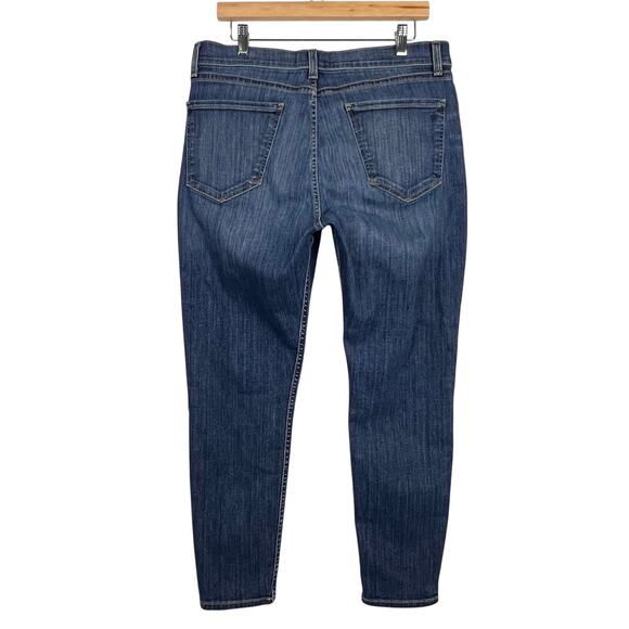 Yummie Denim Skinny Crop Jeans Women's Size 33 Stretch Mid Rise 26”Inseam - Picture 3 of 11